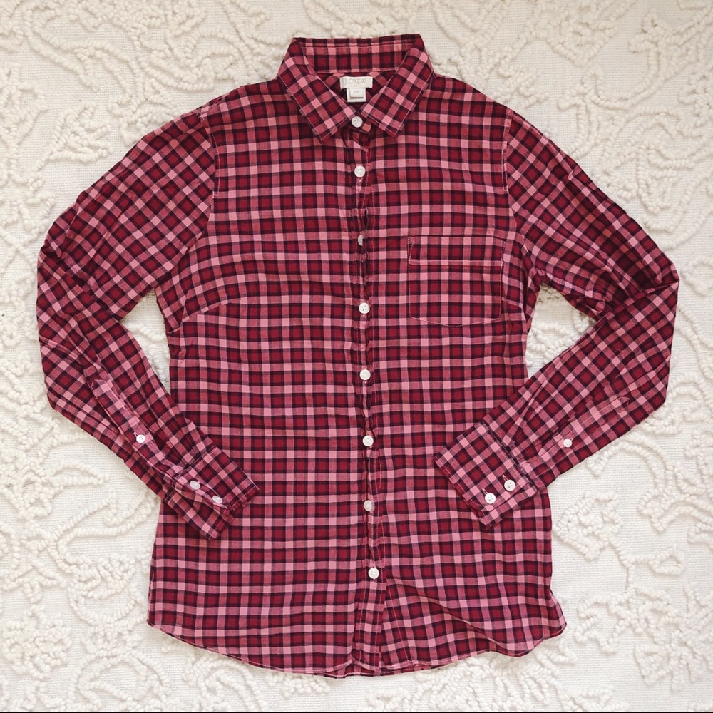 J. Crew Plaid Button Up